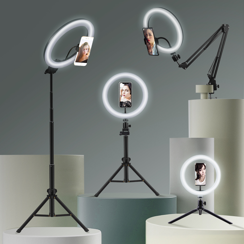 Photography Lighting Tool - Youtube strzelanie Vlog Selfie okrągłe zdjęcie