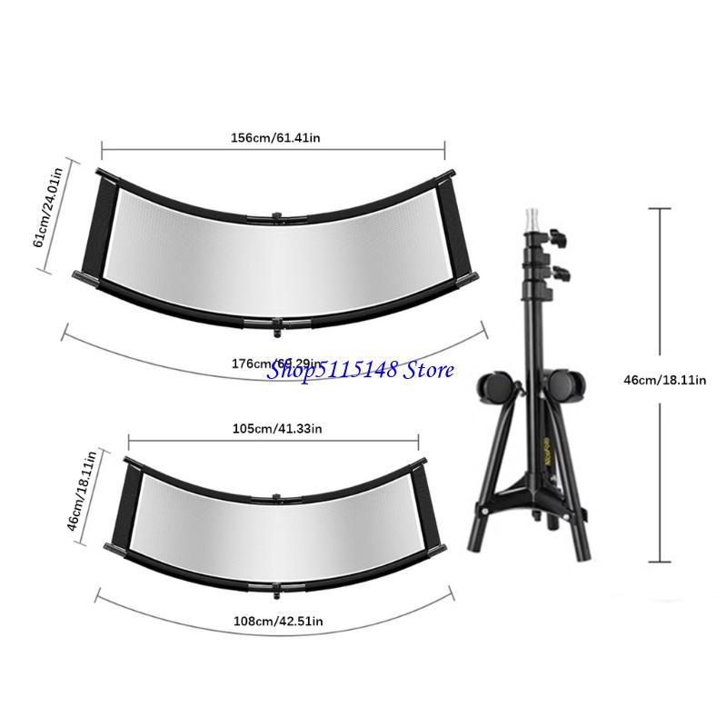 Photography Lighting Tool - F3MA Kompaktowo zakrzywiony reflektor fotograficzny do