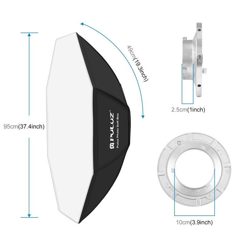 PULUZ 95cm ośmiokątny fotograf – Photography Lighting Flash recenzja i cena