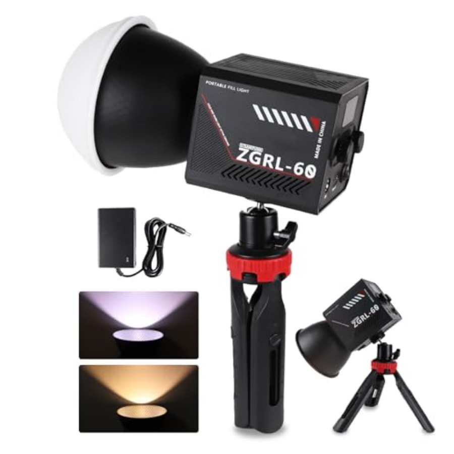 Przenośna lampa wideo LED COB  – Photography Lighting Video recenzja i cena