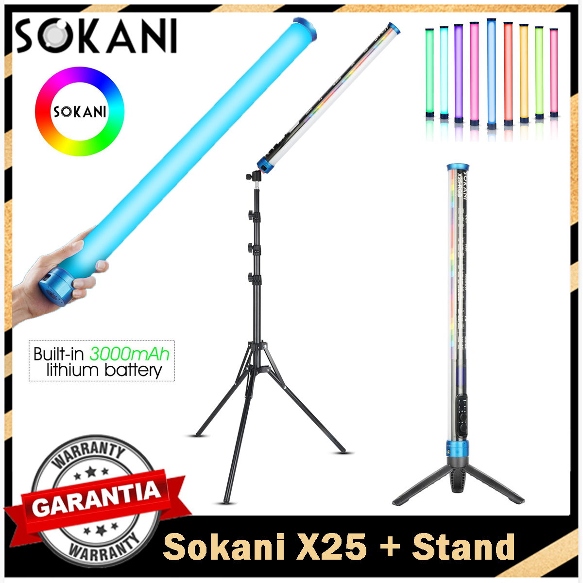 Sokani X25 RGB LED Video Light – Photography Lighting Youtube recenzja i cena