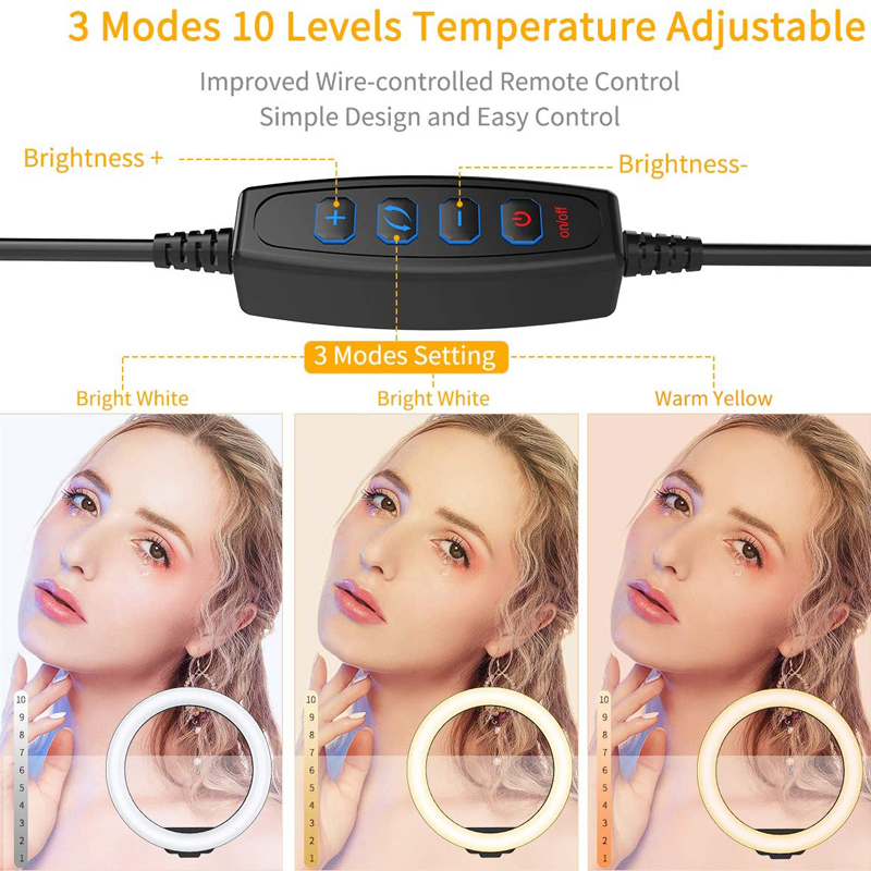 10-calowa lampa pierścieniowa  – Photography Lighting Tool recenzja i cena