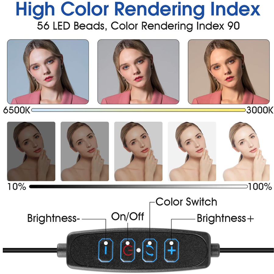 Lampa LED do wideo 16 cm ze st – Photography Lighting Youtube recenzja i cena