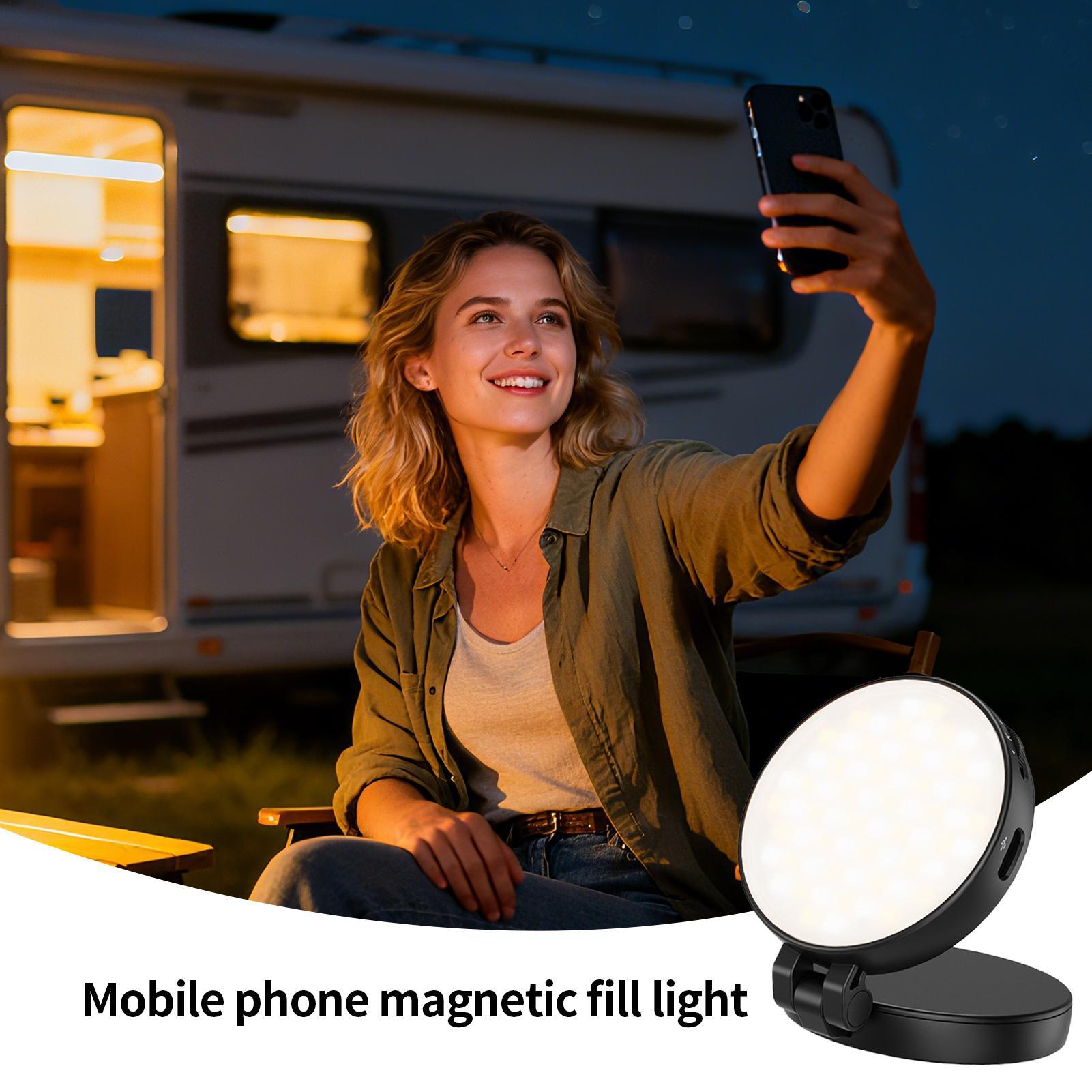 Lampa do telefonu z magnesem,  – Photography Lighting Video recenzja i cena